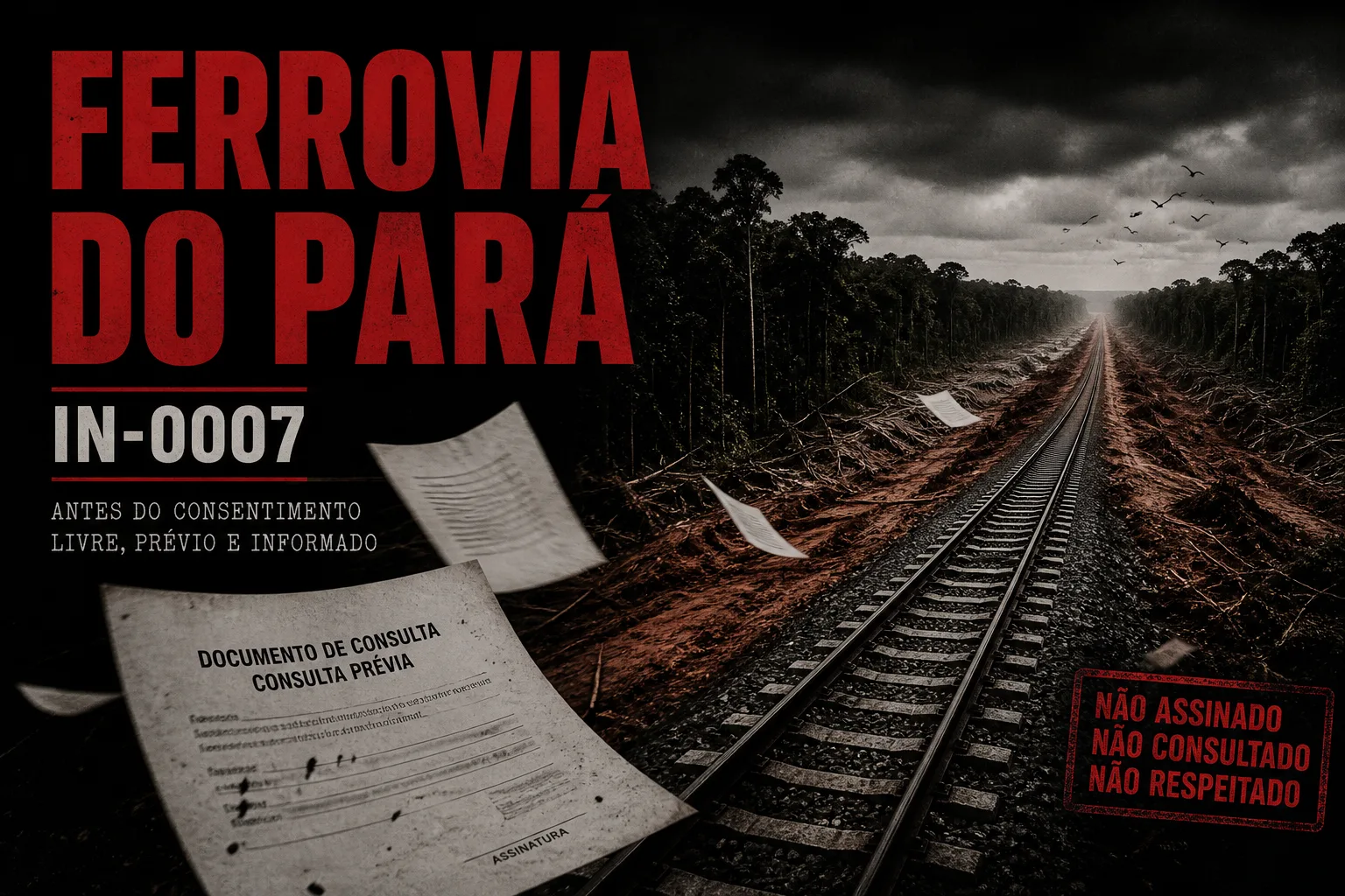 Capa — Ferrovia do Pará e consulta prévia