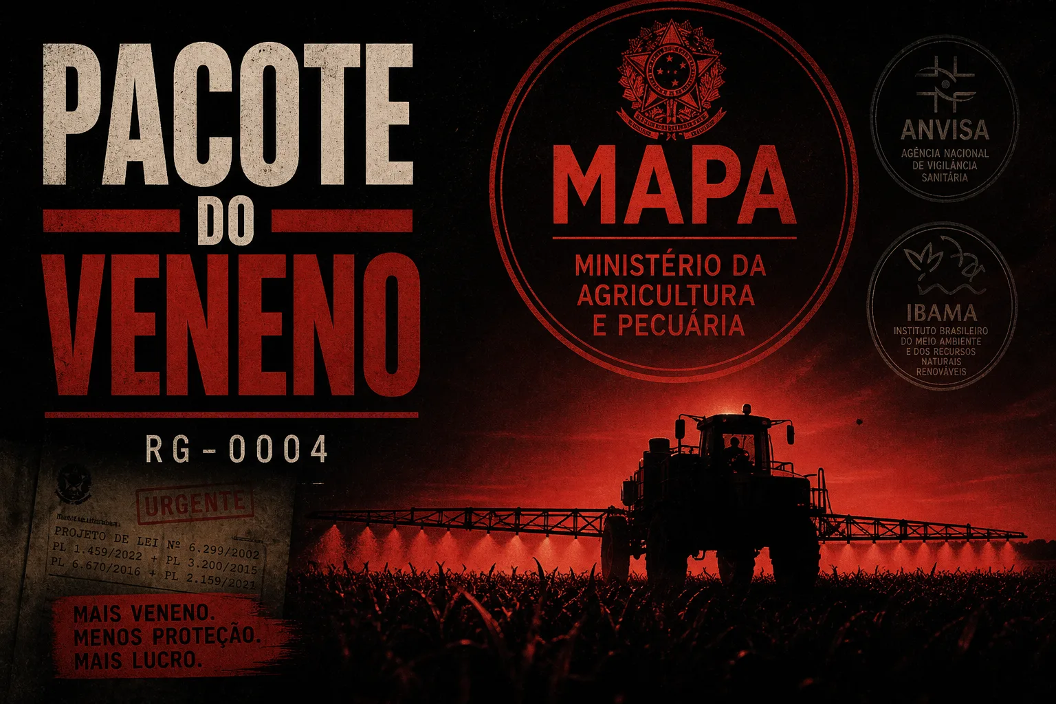 Capa — Lei 14.785/2023 Pacote do Veneno, registro no MAPA