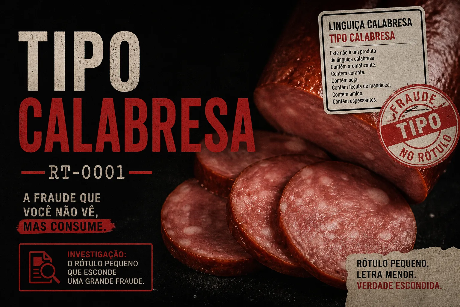 Capa — linguiça tipo calabresa vs linguiça calabresa