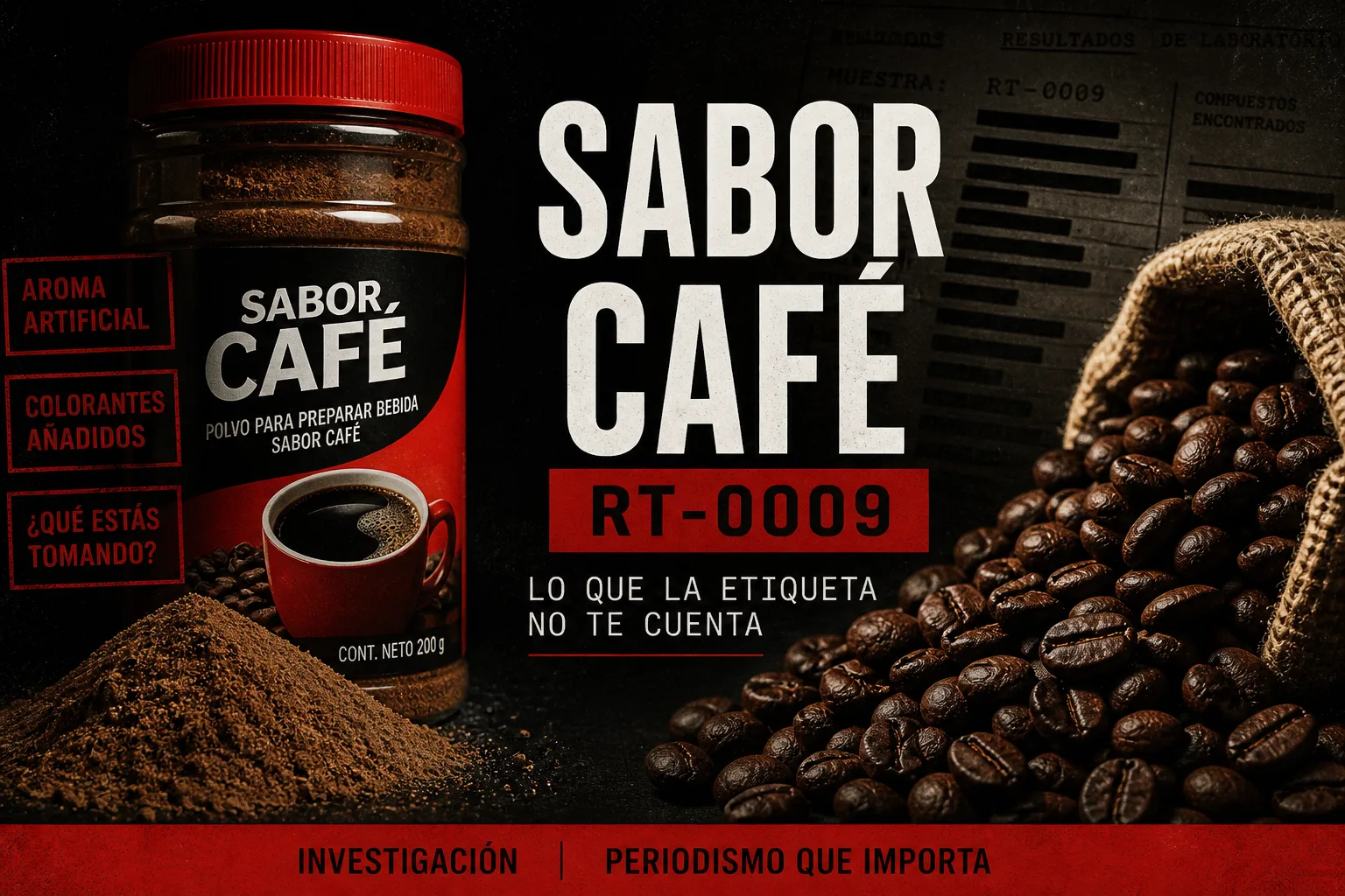 Capa — pó sabor café vs café